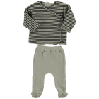 Top & Leg-warmer | Stone Stripe