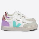 V12 Extra White Multico Orchid ChromeFree Leather