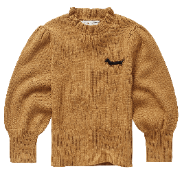 Ruffle Turtleneck Sweater