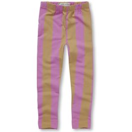 Block Stripe Purple Pink Legging