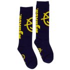 Wynken Lois Sock | Rich Navy/Strong Yellow
