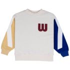 Fluffy Panel Sweat | Ecru Mix