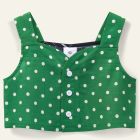 Glider Suntop | Fresh Green Polka Dot
