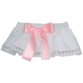 White Bloomer W/ Lace