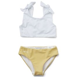 Bow Bikini Set | Jojoba/White mix