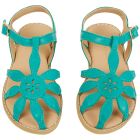 Turqouise Goat Leather Sandals