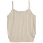 Modal Openwork Tank Top | Ecru