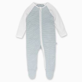 Zip Up Sleepsuit | Blue Stripe