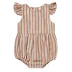 Amelia Romper | Stone Stripe