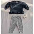 Amelia Baby Sweatshirt & Velour Leggings