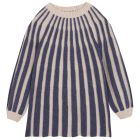 Navy Stripes Knit Dress