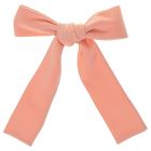 Bow Hair Clip Salmon Sunset