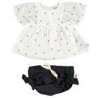 Bright Collection Blouse & Culotte Set