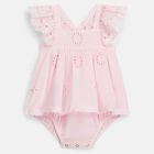 Rompers Salome Pink Schiffli