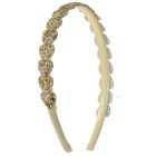 Heart Headband Gold