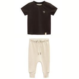 Black Ron Tee & Off White Mike Pant