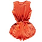 Florrie Terry Jumpsuit | Neon Orange