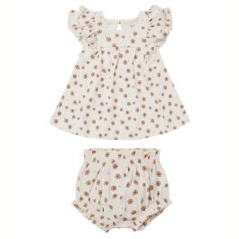 Flutter Dress & Gathered Bloomer | Daisy Confetti