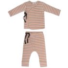 Teddy Cardigan & Teddy Harem Pants | Rose Tan