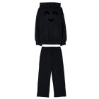 Horst Ash Black Hooded Sweatshirt & Delrey Ash Black Large Leg Pants