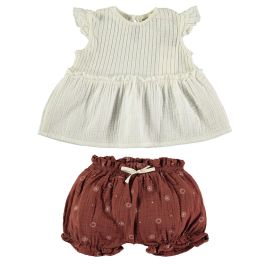 Ecru Duna Blouse & Terra Sunshine Bloomer