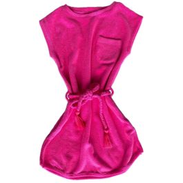 Miami Terry Dress | Neon Pink