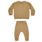 Cozy Heathered Knit Sweater & Cozy Heathered Knit Pant | Honey