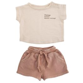 Tocoto Vintage Club T-Shirt & Fleece Shorts