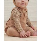 Blossom Bamboo Long Sleeve Tee & Blush Knit Overall