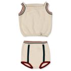 Lee Knit Cropped Top & Sus Knit Bloomer | Off White