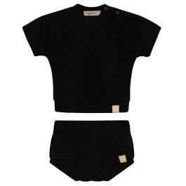 Elbe Terry Tee & Elbe Bloomers | Black