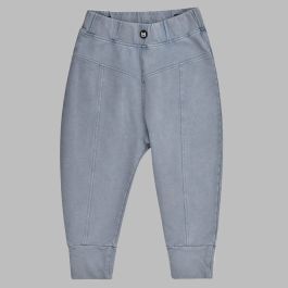 Stone Blue Straight Cut Out Pants