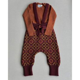 Sylfaen Skinny Rib & Amber Brecon Pants Berry