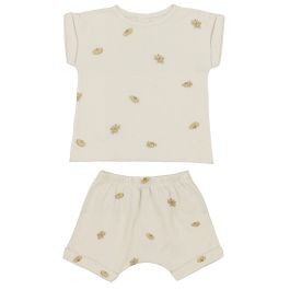 Bama T-Shirt & Simon Shorts | Ecru Banana