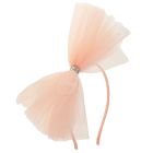Lily Bow Headband Salmon Sunset