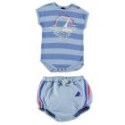 Wide Stripes Body & Side Stripe Bloomers