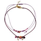 Necklaces Purple (set of 2)