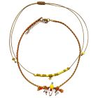 Necklaces Yellow (set of 2)