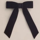 Velvet Bow Black