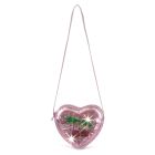 Tut Heart Sequin Bag | Rose