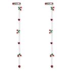 2 Pack Pearly Tassel Hair Clip Cherry