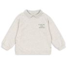 Spotty Polo Off White Melange