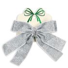 Glitter Velvet Double Bow
