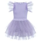 Breeze Purple Bloom Tutu Dress