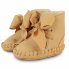 Pina Organza | Kaki Nubuck + Fudge Cotton Laces