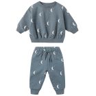 Relaxed Fleece Sweatshirt & Relaxed Fleece Sweatpant Silver Moons
