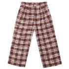 Brooklyn Trouser Burgundy Plaid