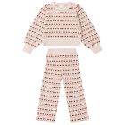 Jacquard Knit Set Ruby Hearts