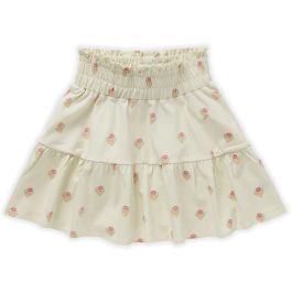 Smock Skirt Ice Cream Print