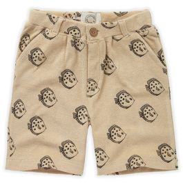 Chino Short Fish Print